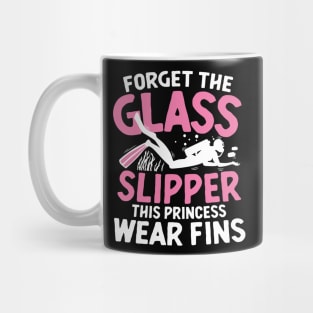 Forget The Glass Slipper This Princess Wear Fins Mug